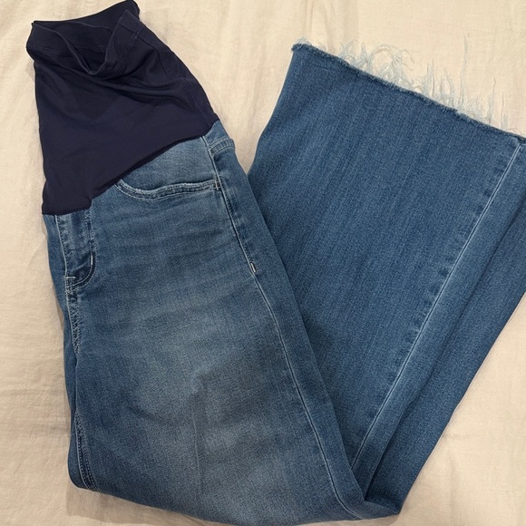 Pinkblush wide leg maternity jeans size 25 - Picture 5 of 8